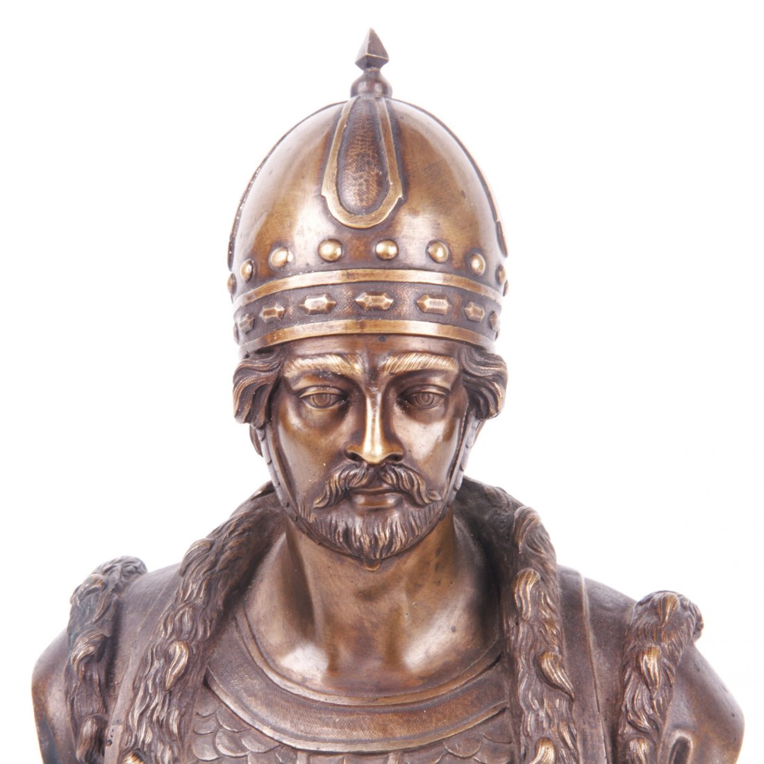 Russian bronze bust of Grand Duke Yaropolk I, F. Chopin — image 2