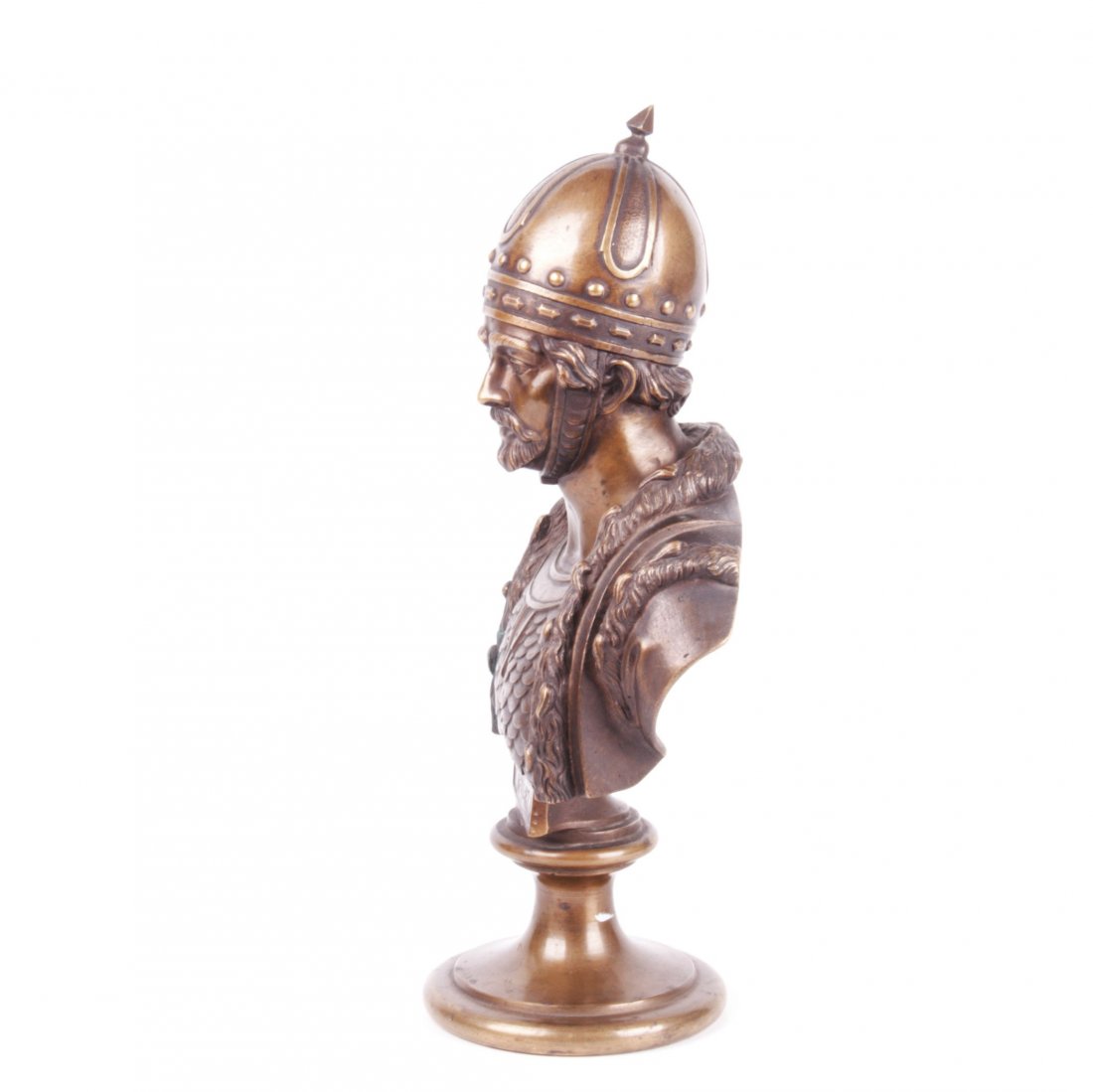 Russian bronze bust of Grand Duke Yaropolk I, F. Chopin — image 3