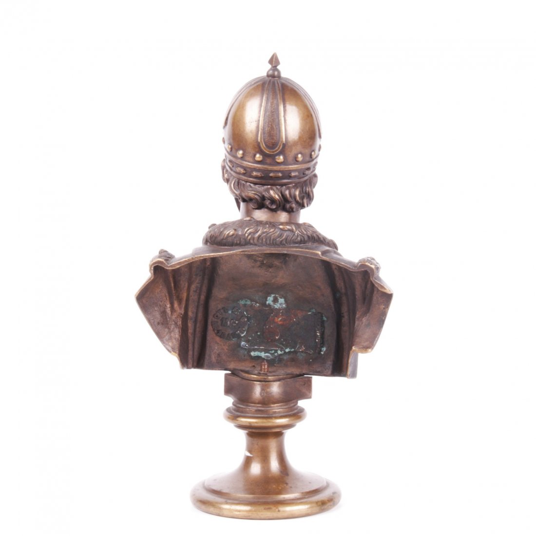 Russian bronze bust of Grand Duke Yaropolk I, F. Chopin — image 4