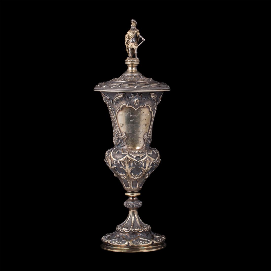Russian Renaissance style goblet by I.Sazikov — image 1