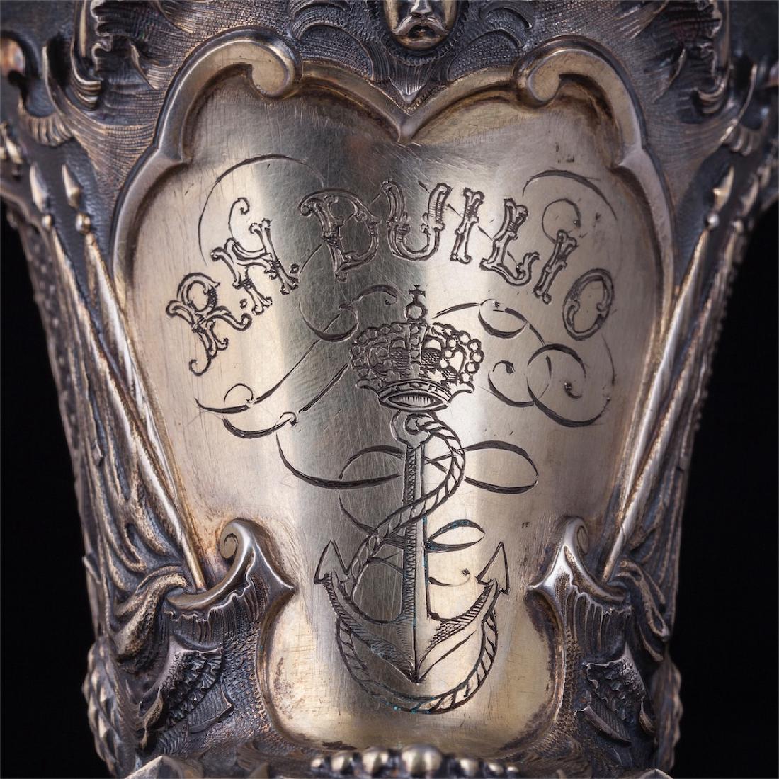 Russian Renaissance style goblet by I.Sazikov — image 4