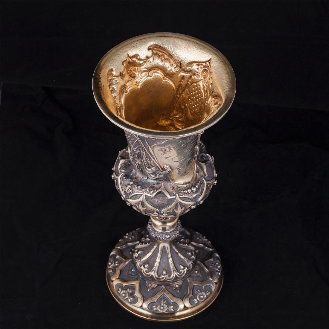Russian Renaissance style goblet by I.Sazikov — image 7