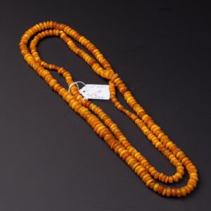 Antique amber necklace. — image 1