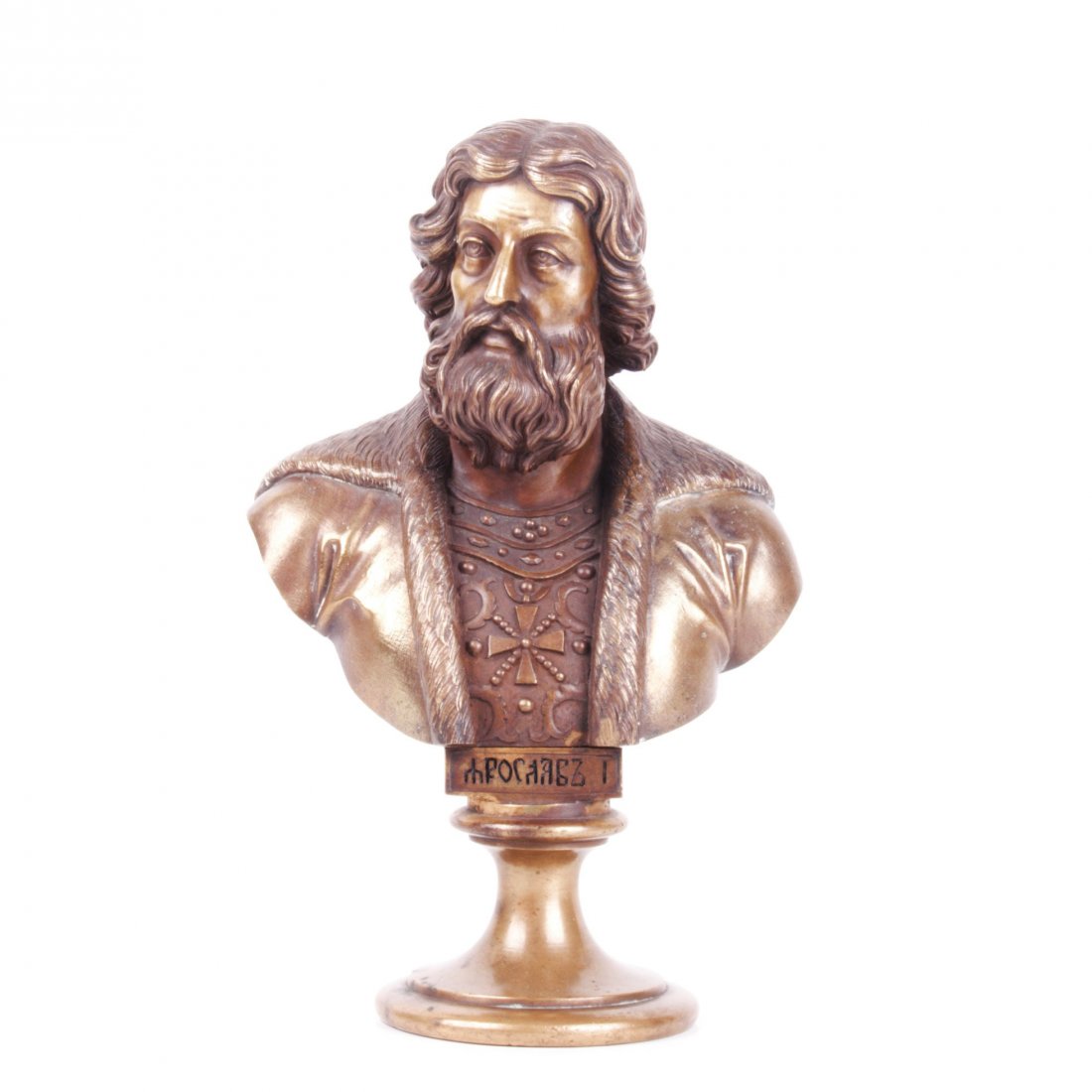 Russian bronze bust of Grand Duke Yaroslav I, F. Chopin — image 1