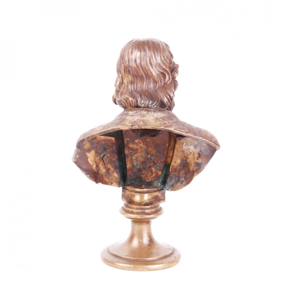Russian bronze bust of Grand Duke Yaroslav I, F. Chopin — image 4