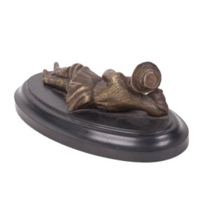Russian bronze composition "Relaxing shepherd" — image 3