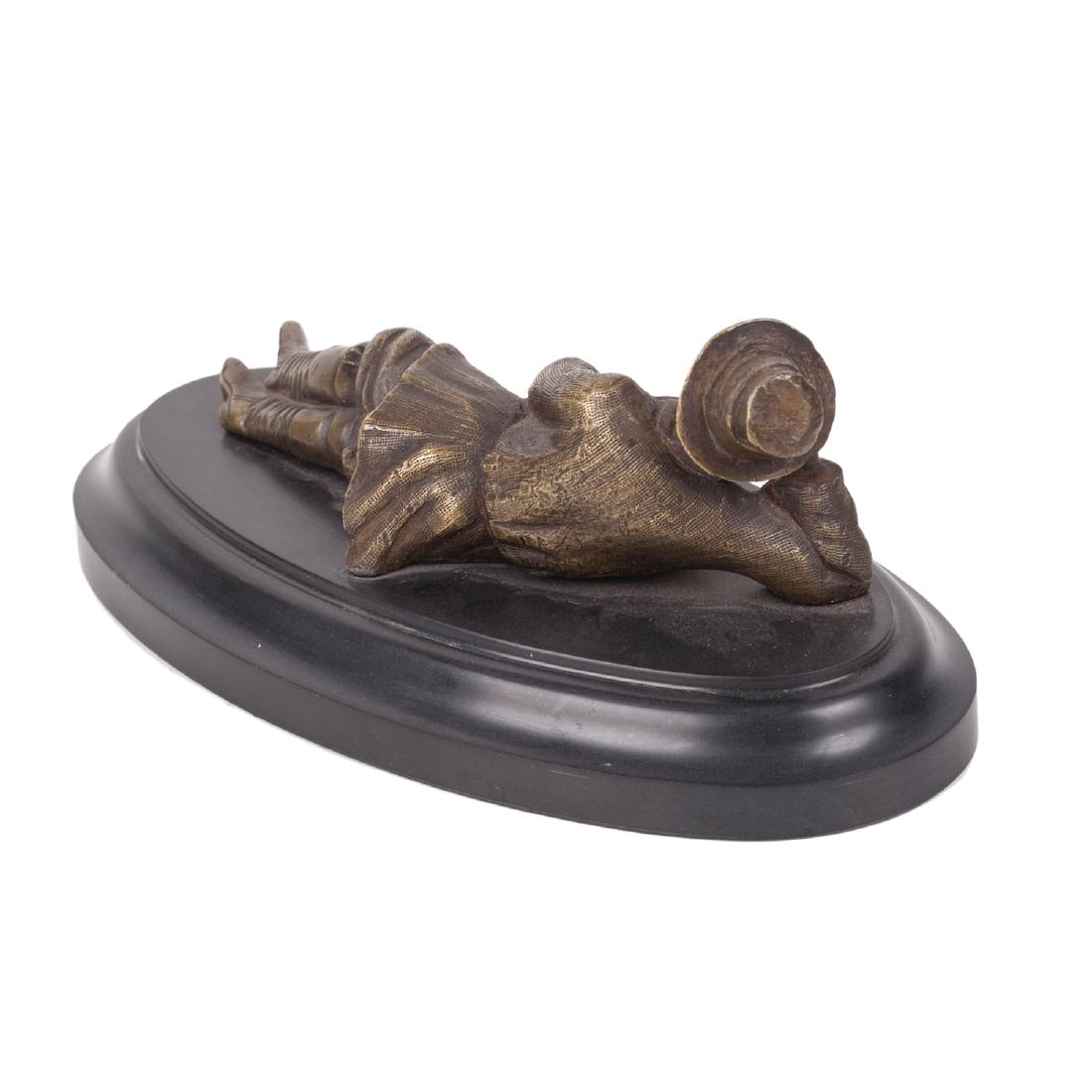 Russian bronze composition "Relaxing shepherd" — image 3