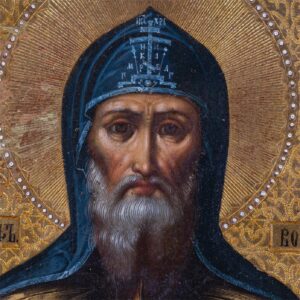 Russian Icon of Saint Joseph of Volokolamsk — image 3