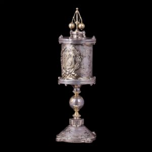 Russian imperial time silver goblet by I.Sazikov — image 1