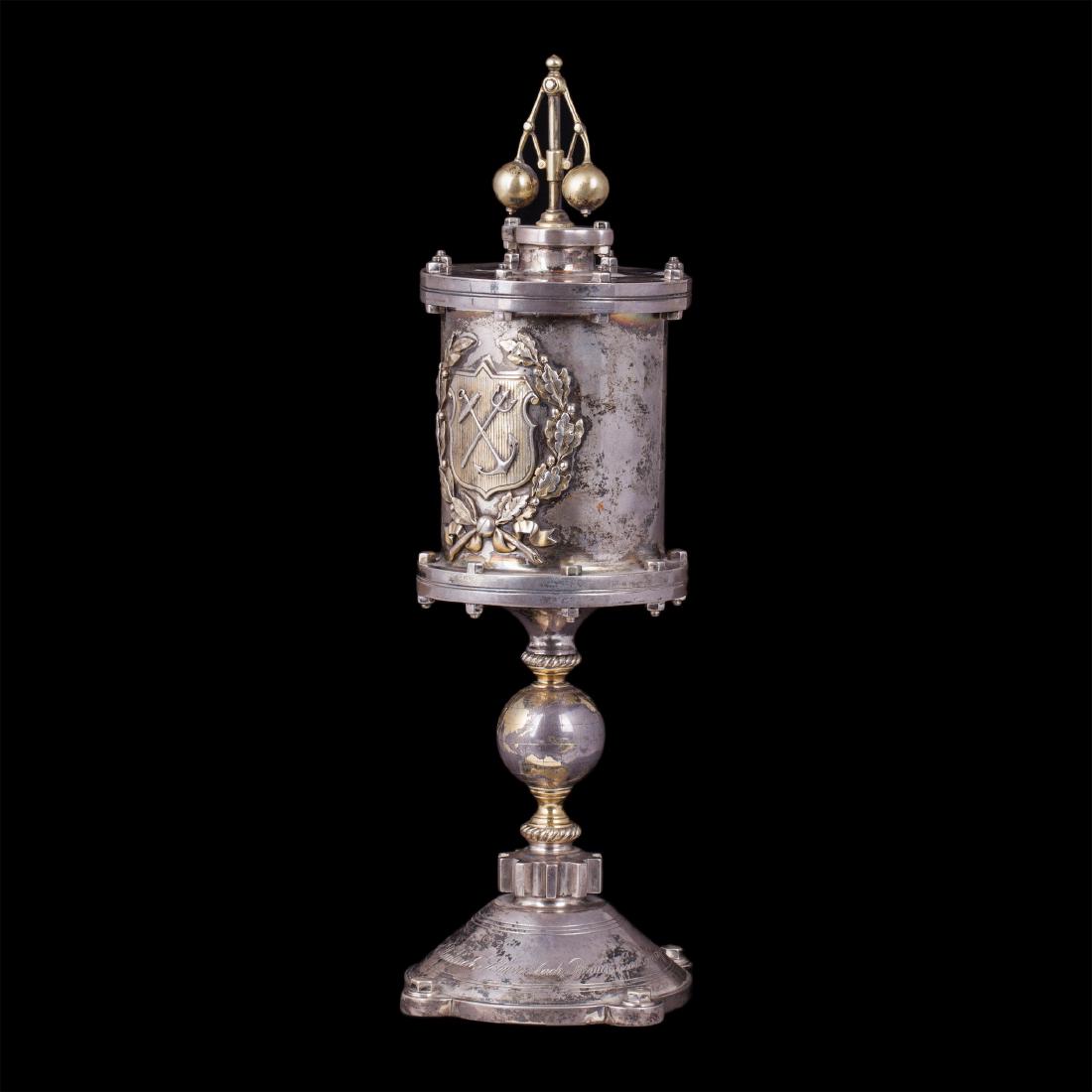Russian imperial time silver goblet by I.Sazikov — image 1