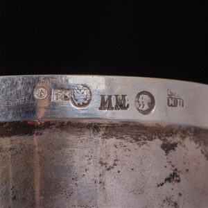 Russian imperial time silver goblet by I.Sazikov — image 12