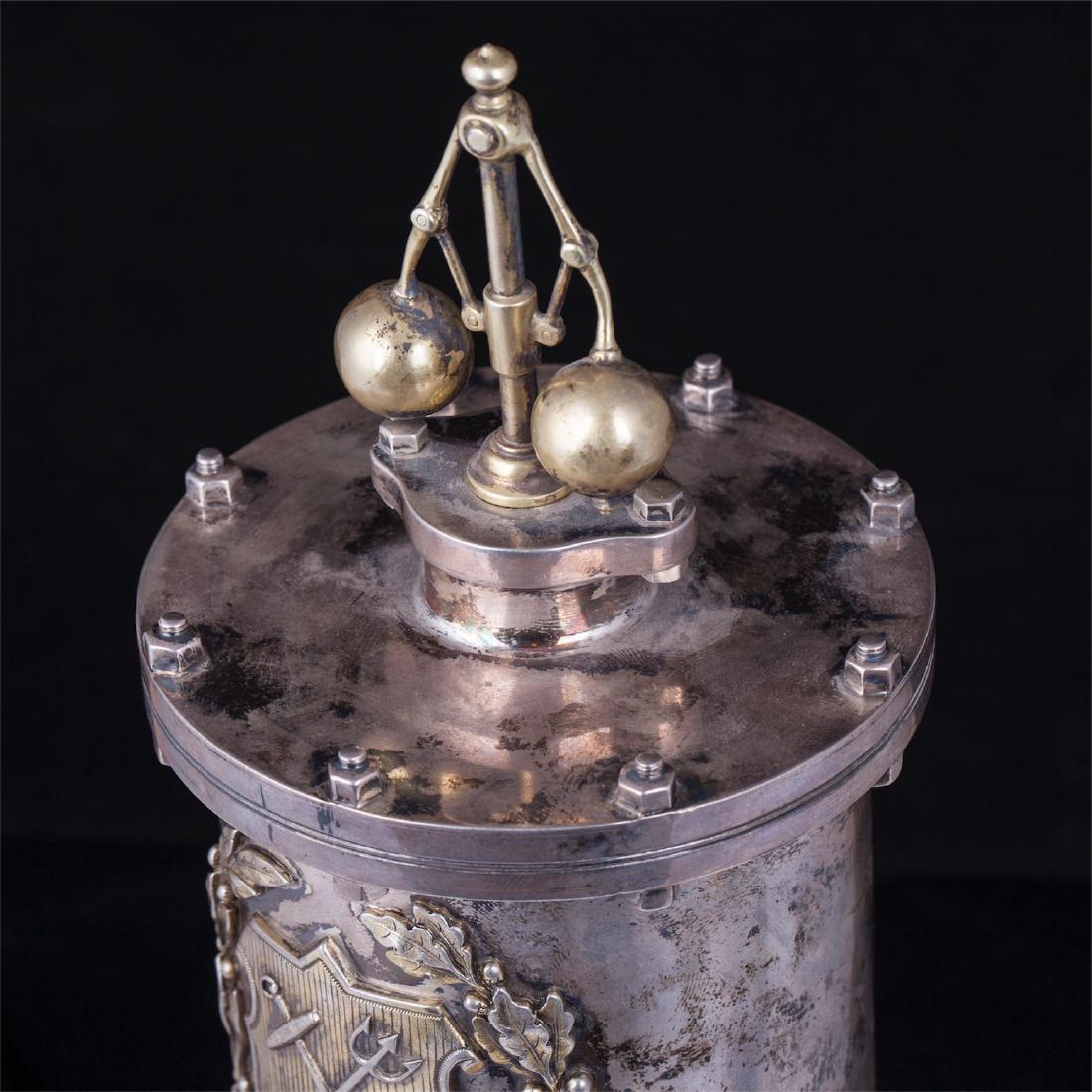 Russian imperial time silver goblet by I.Sazikov — image 3