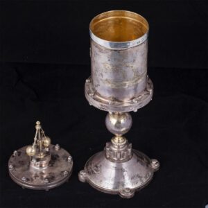 Russian imperial time silver goblet by I.Sazikov — image 6