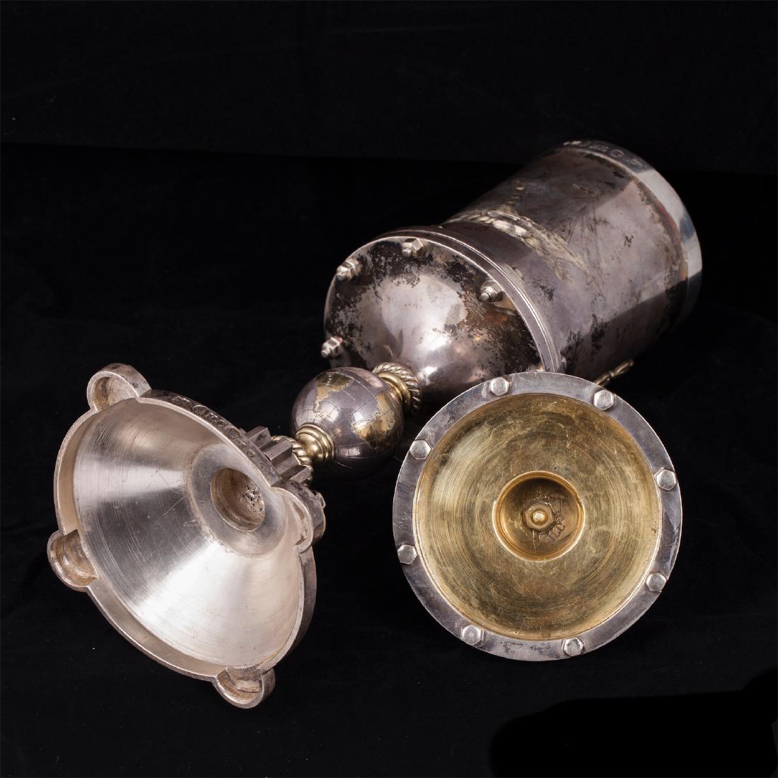 Russian imperial time silver goblet by I.Sazikov — image 9