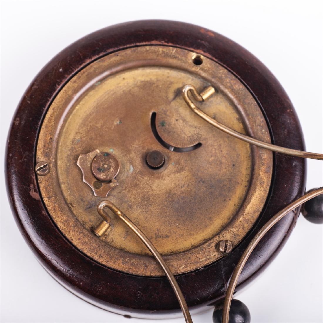 Desk clock with silver on legs — image 3