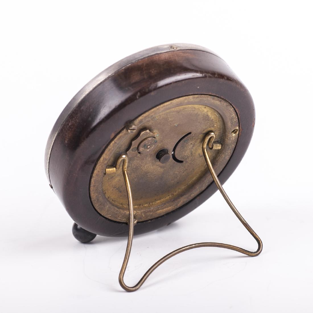 Desk clock with silver on legs — image 5