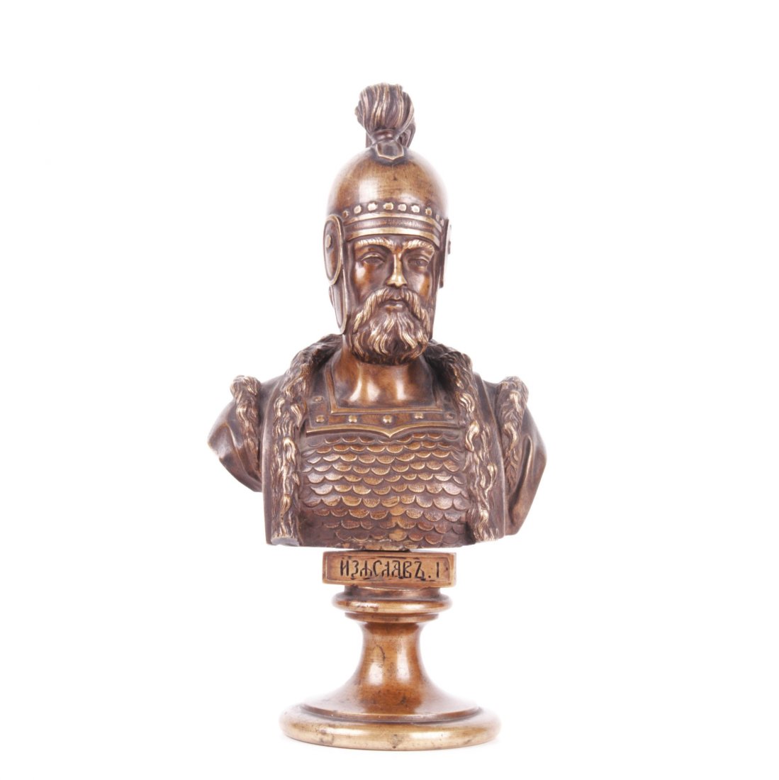 Russian bronze bust of Grand Duke Izyaslav I, F. Chopin — image 1