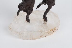 Very rare russian bronze "Ice Skating". — image 6