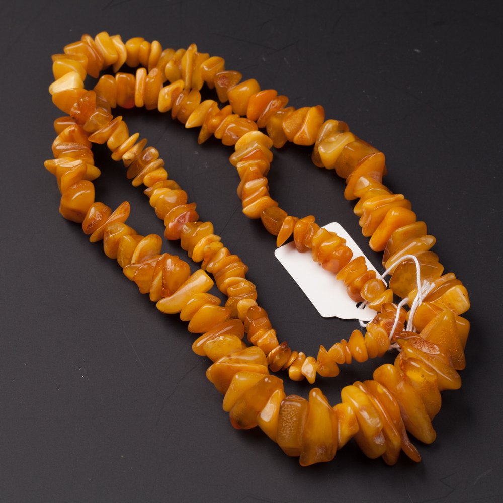 Antique amber necklace. — image 3