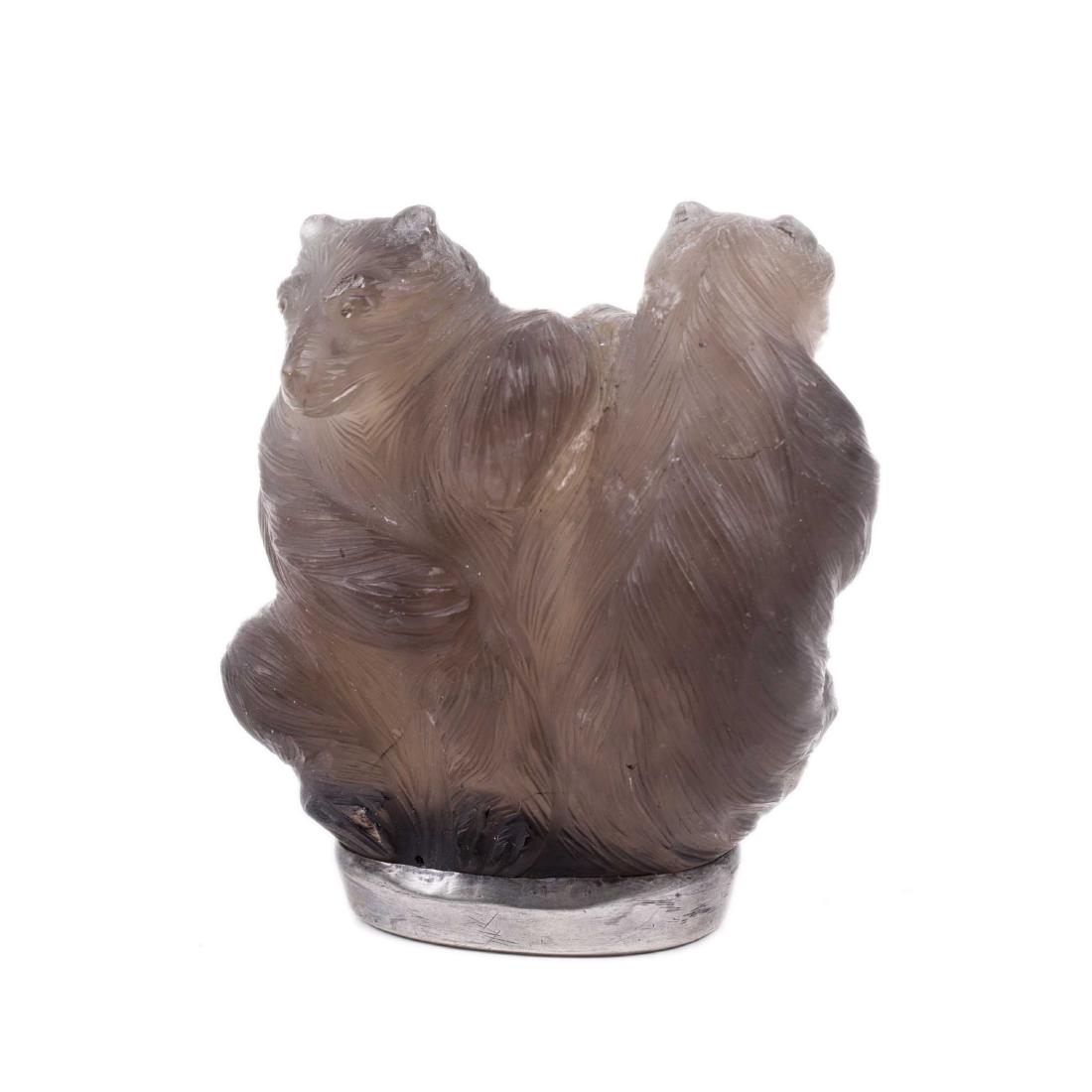 Hardstone seal "Bears". Russia, 2nd half of 19th — image 1