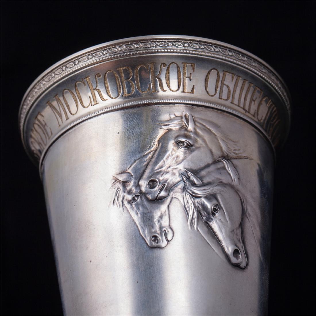 Horse running prize goblet by O.Kurlukov — image 2