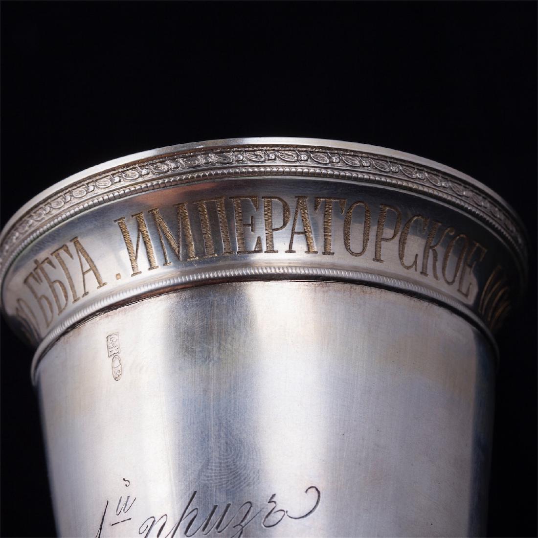 Horse running prize goblet by O.Kurlukov — image 3