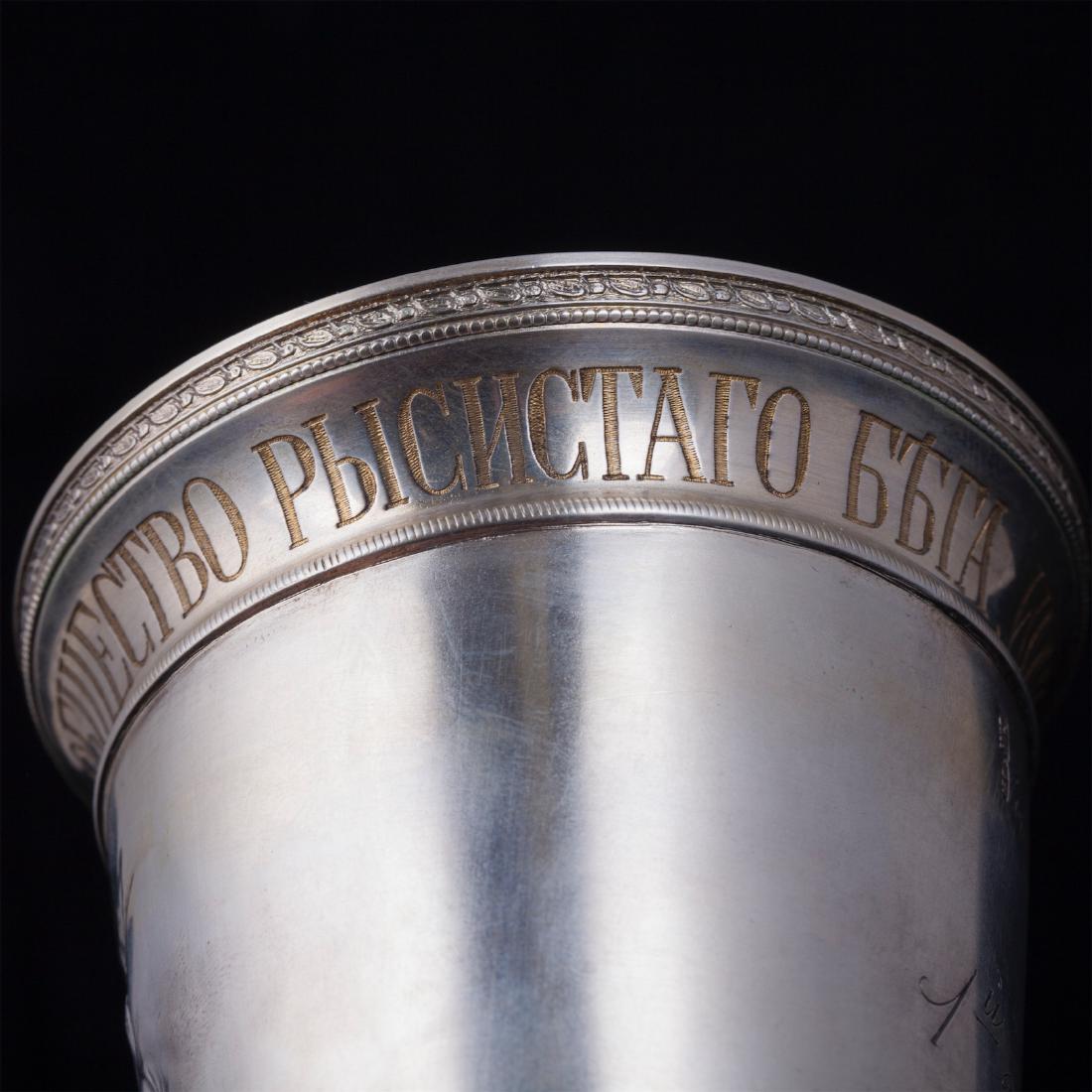 Horse running prize goblet by O.Kurlukov — image 4