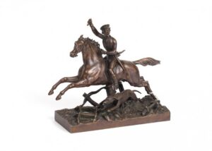 Rare Russian bronze "Hunting". — image 1