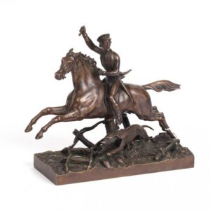 Rare Russian bronze "Hunting". — image 1