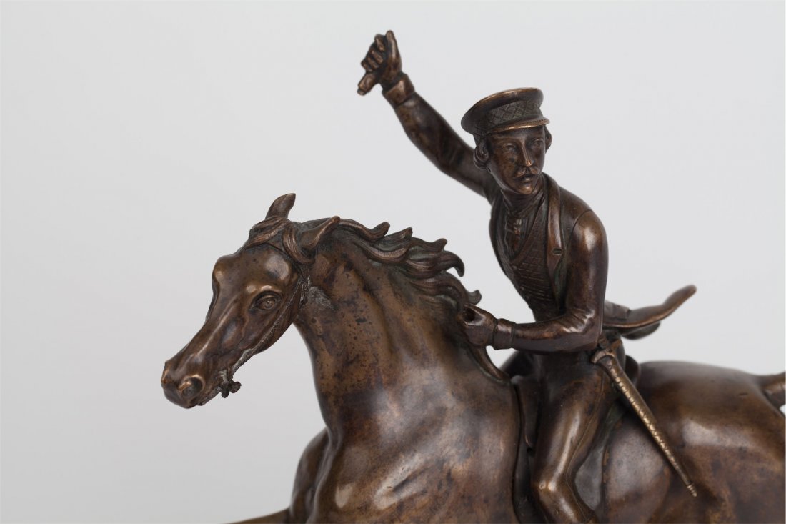 Rare Russian bronze "Hunting". — image 2