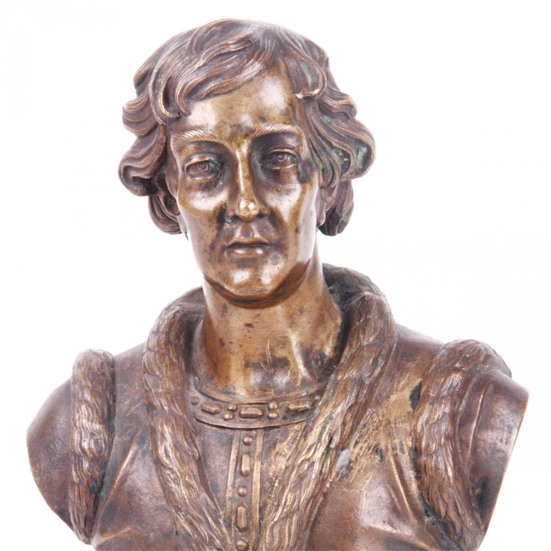 Russian bronze bust of Grand Duke Sviatopolk I, F. — image 2