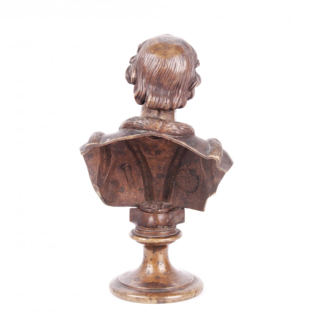 Russian bronze bust of Grand Duke Sviatopolk I, F. — image 4