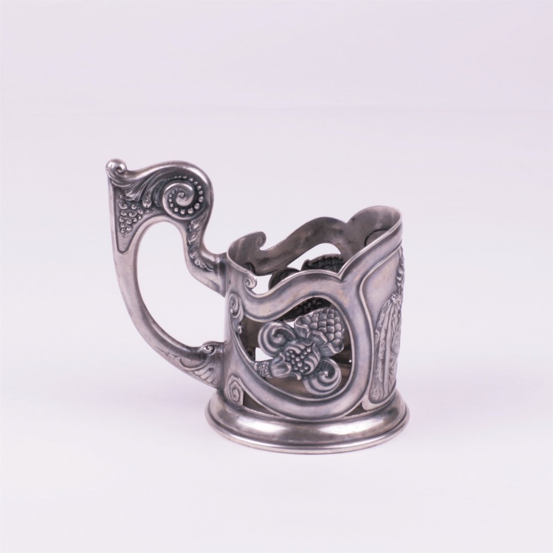 Russian heavy teaglass-holder. G.Samoshin. — image 3