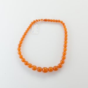 Natural Baltic Amber necklace, pressed. — image 3