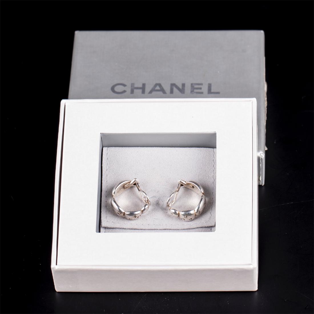 New Chanel silver earclips — image 1