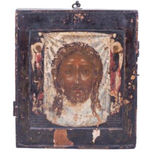 Rare Russian Icon of Christ Miraculous — image 1