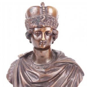 Russian bronze bust of Grand Duke Mstislav, F. Chopin — image 2