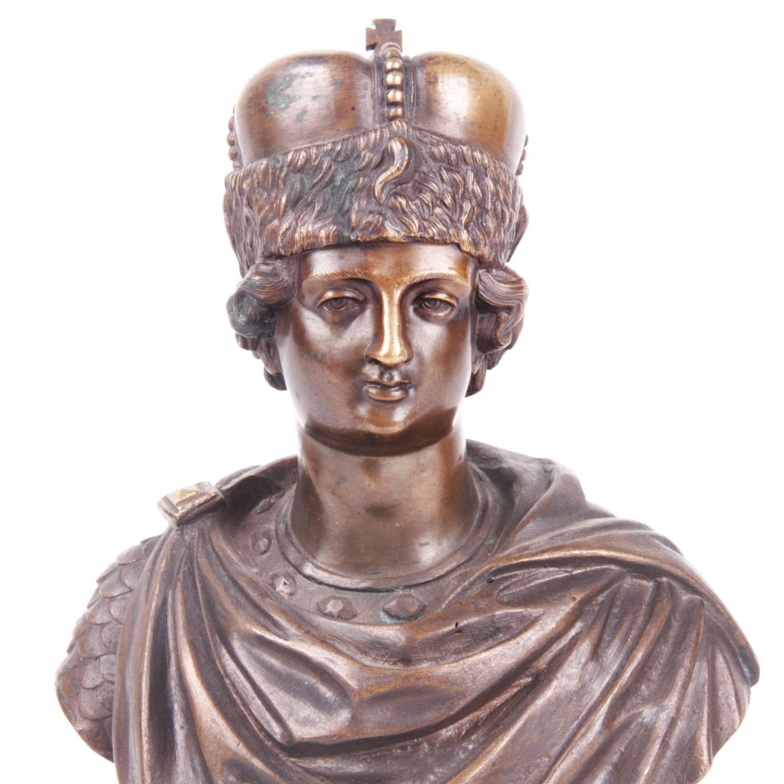 Russian bronze bust of Grand Duke Mstislav, F. Chopin — image 2