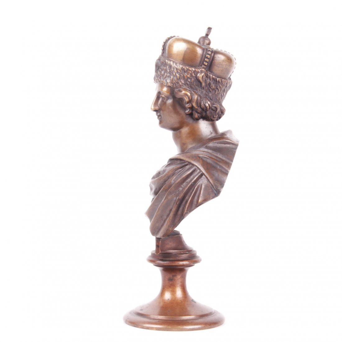 Russian bronze bust of Grand Duke Mstislav, F. Chopin — image 3