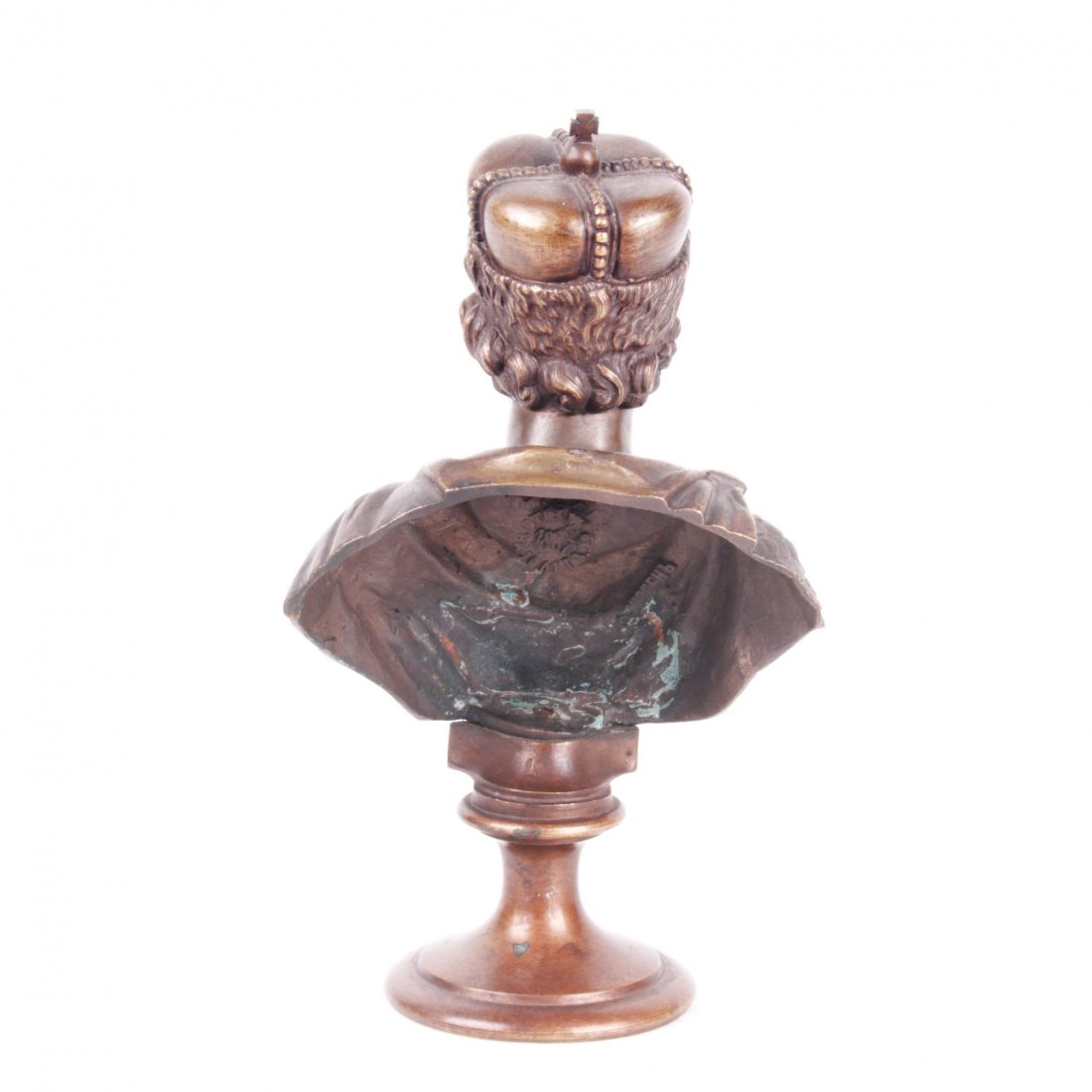 Russian bronze bust of Grand Duke Mstislav, F. Chopin — image 4