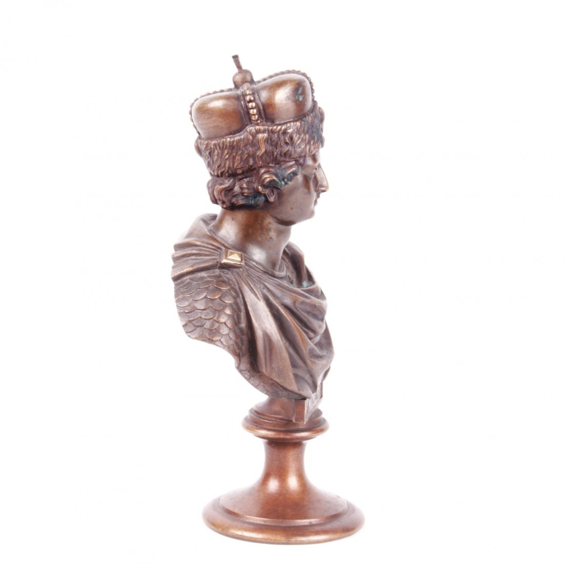 Russian bronze bust of Grand Duke Mstislav, F. Chopin — image 5