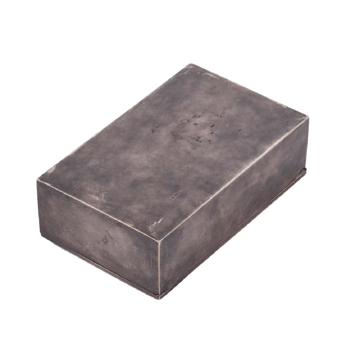 Russian cast silver-gilt cigar humidor — image 5