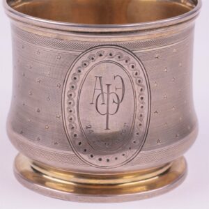 Russian silver teaglass-holder. Sazikov. — image 3