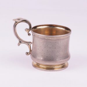 Russian silver teaglass-holder. Sazikov. — image 4