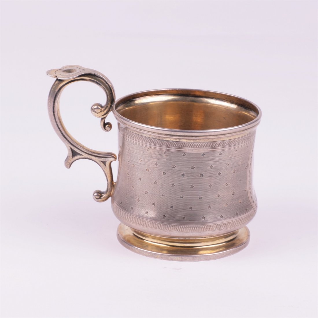 Russian silver teaglass-holder. Sazikov. — image 4