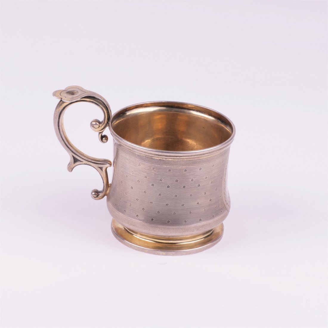 Russian silver teaglass-holder. Sazikov. — image 5