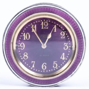 Silver KENDALL & CO desk clock — image 2
