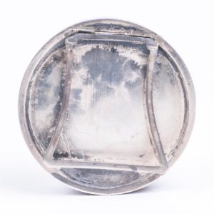 Silver KENDALL & CO desk clock — image 3