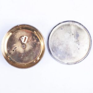 Silver KENDALL & CO desk clock — image 5