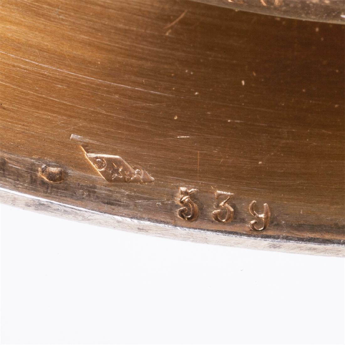 Silver KENDALL & CO desk clock — image 7